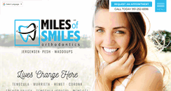 Desktop Screenshot of milesofsmiles.net